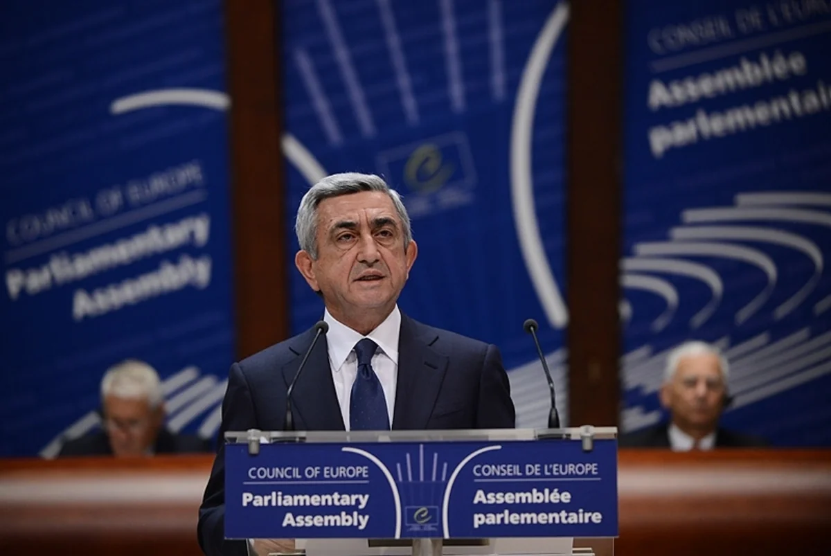 PACE Vice-President accuses Serzh Sargsyan at session