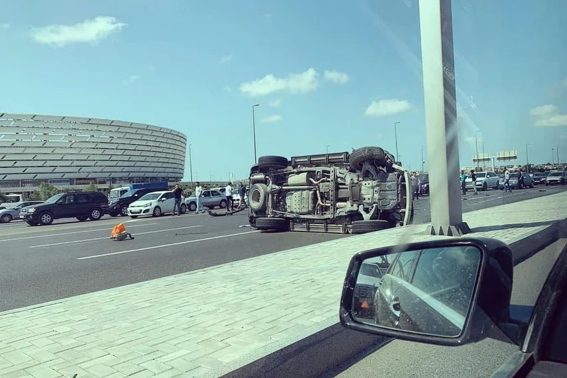На дороге к аэропорту из-за ДТП образовалась пробка
