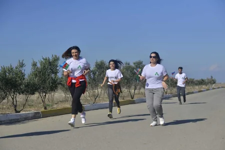 Abşeron Milli Parkında marafon keçirilib - FOTO