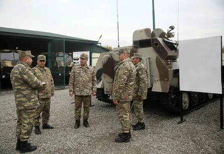 Zakir Hasanov attends opening of military unit after major overhaul