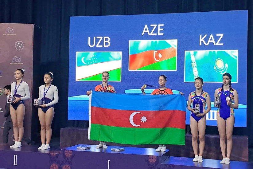 Azərbaycan gimnastları Özbəkistanda keçirilən turnirdə çempion olublar