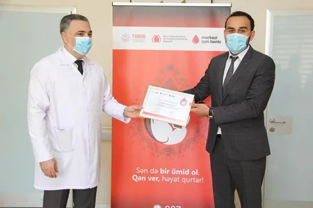 Qan Bankı donorlara təşəkkür edib