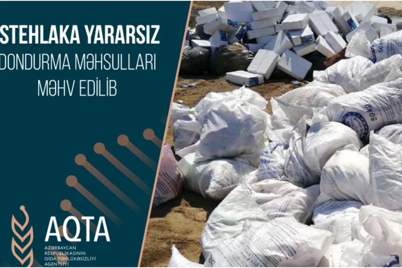 İstehlaka yararsız dondurmalar məhv edilib