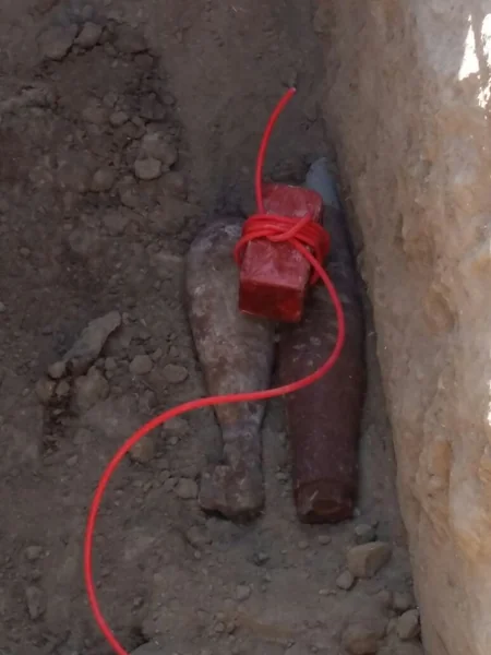 Ağstafada 517 ədəd müxtəlif növ partlamamış hərbi sursat aşkar olunub