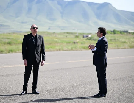 Prezident İlham Əliyev Xocalı hava limanında olub - YENİLƏNİB