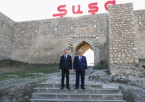 Turkish vice president views Fuzuli airport, visits Shusha - UPDATED