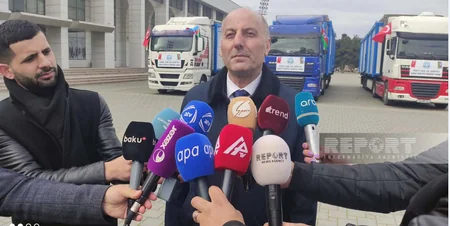 Sumqayıtdan Türkiyəyə növbəti dəfə humanitar yardım göndərilib