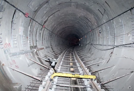 Metronun “Bənövşəyi xətt”inin 3-cü stansiyasında tikinti işləri davam edir