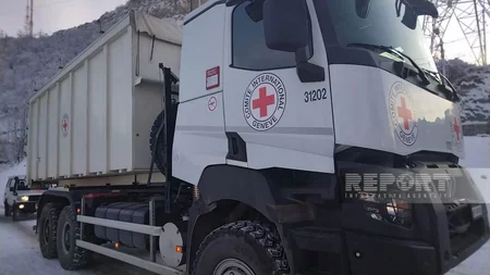 ICRC vehicles pass freely through Khankandi-Lachin road - UPDATED