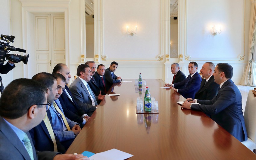 Prezident İlham Əliyev İordaniya parlamentinin Nümayəndələr Palatasının sədrini qəbul edib - ƏLAVƏ OLUNUB