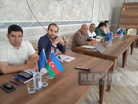 Füzulidə beynəlxalq təşkilatların iştirakı ilə minalar əleyhinə maarifləndirmə tədbiri keçirilib