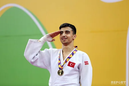 EYOF: Azərbaycan cüdoçuları ilk günü bir qızıl, iki bürünc medalla başa vurub - FOTO