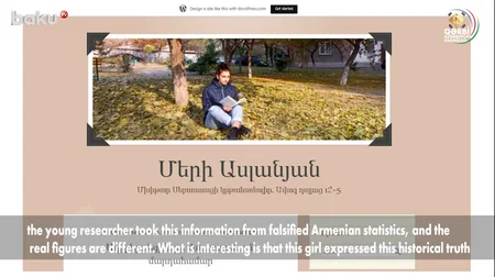 Qərbi Azərbaycan Xronikası: Gənc fəal erməni qızların Azərbaycanla bağlı etirafları