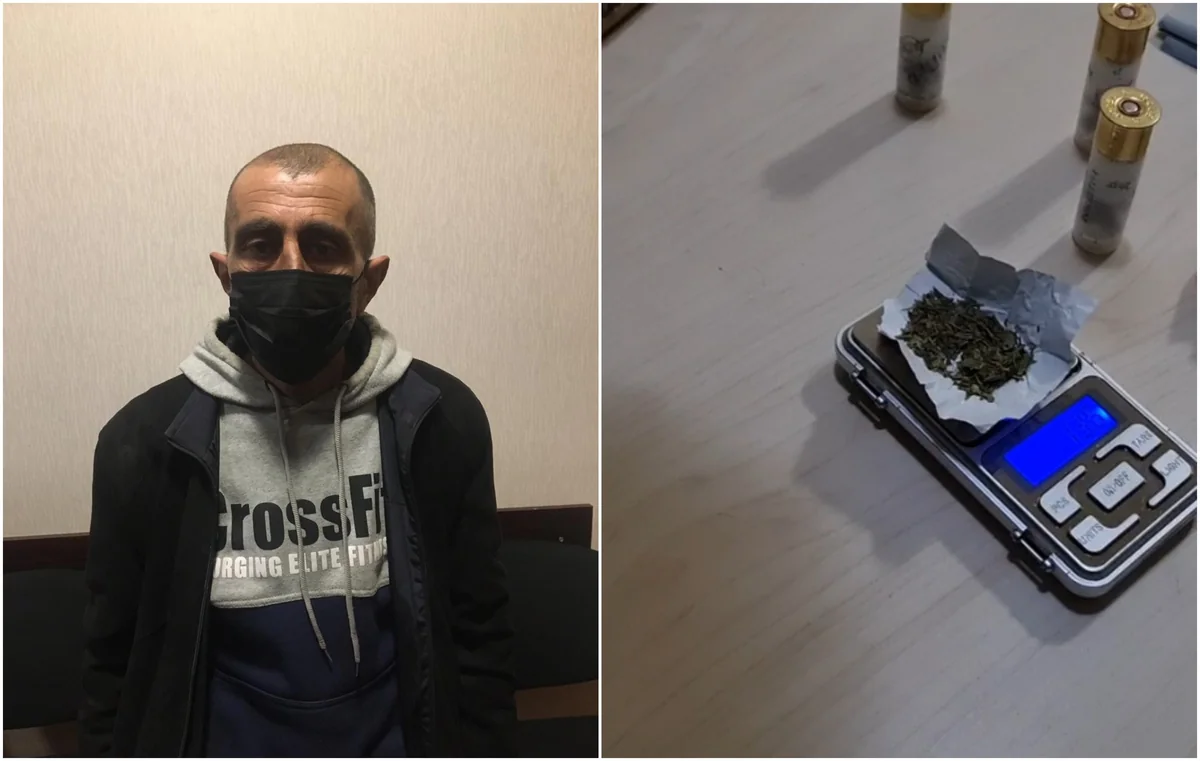 Gəncə sakinində silah və narkotik aşkarlanıb