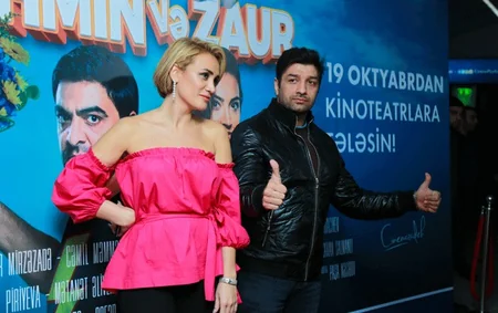 В кинотеатре CinemaPlus прошла премьера фильма Тахмин и Заур