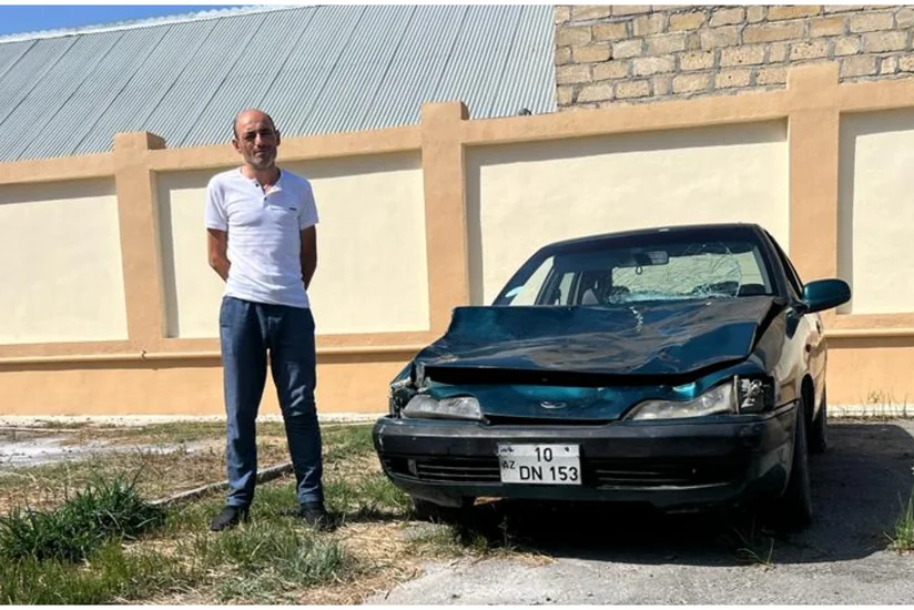 Ucarda heroinin təsiri altında avtomobil idarə edən şəxs qəza törədib