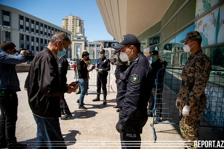 Bakıda polis naryadlarının sayı artırılıb - FOTOREPORTAJ