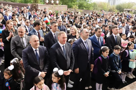 Xankəndidə təhsil alacaq ilk şagirdlər üçün tədbir keçirilib - VİDEO