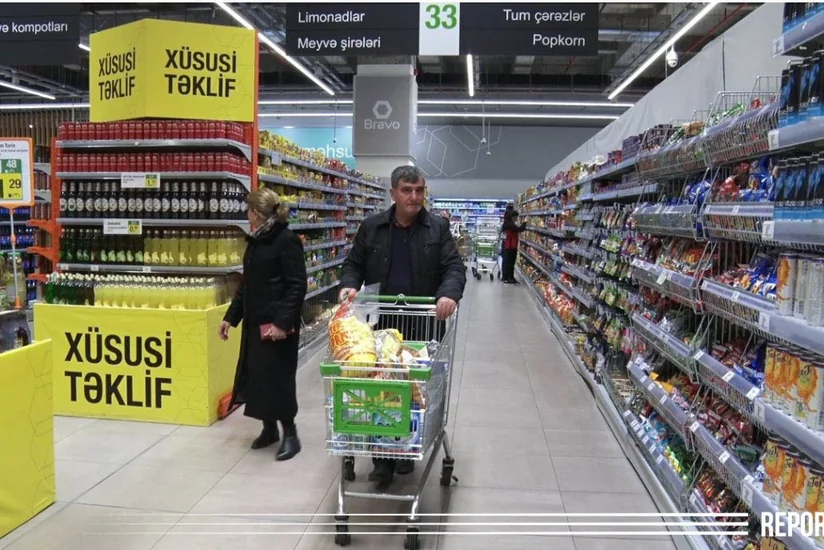 Mağazalardakı alıcı çoxluğu bayram hazırlıqları ilə bağlıdır - REPORTAJ - VİDEO