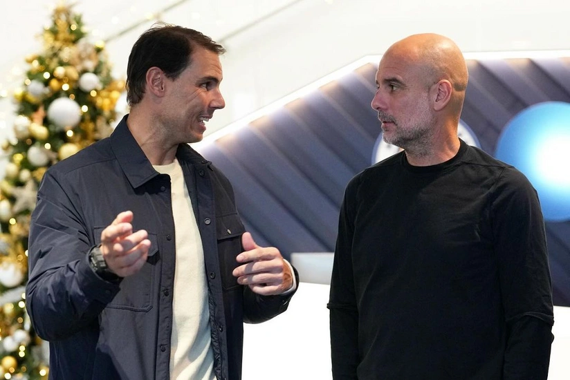 Rafael Nadal Mançester Sitinin akademiyasını ziyarət edib