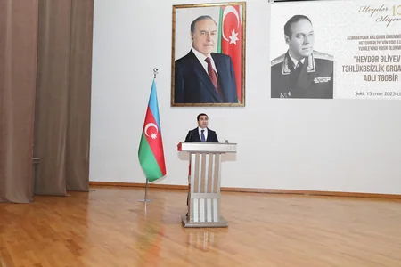 Şəkidə Ümummilli Liderin 100 illik yubileyinə həsr olunan tədbir keçirilib