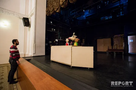 Dövlət Kukla Teatrından - REPORTAJ