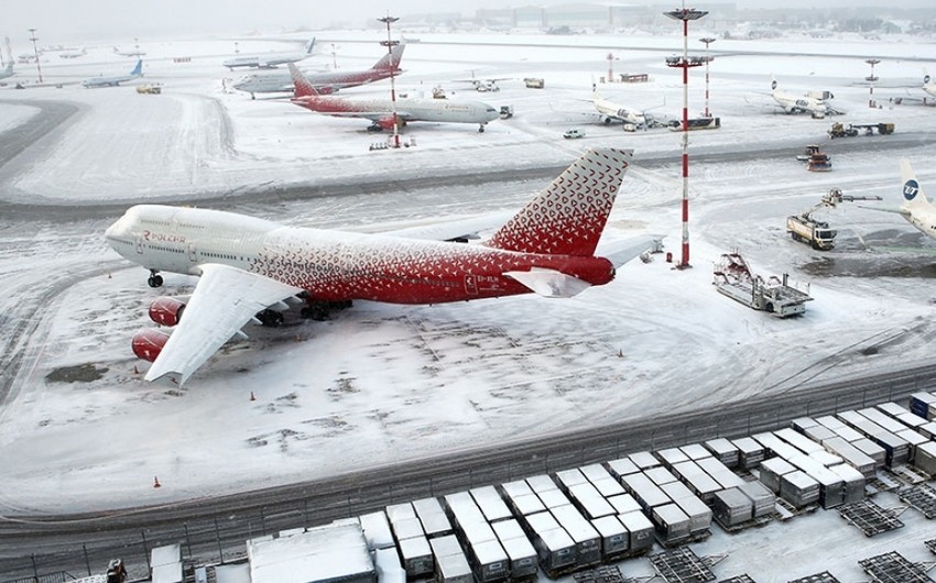 Moskva aeroportlarında 70-dən çox reys gecikib və ya təxirə salınıb