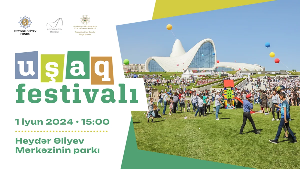 Heydər Əliyev Mərkəzinin parkında Uşaq festivalı təşkil olunacaq