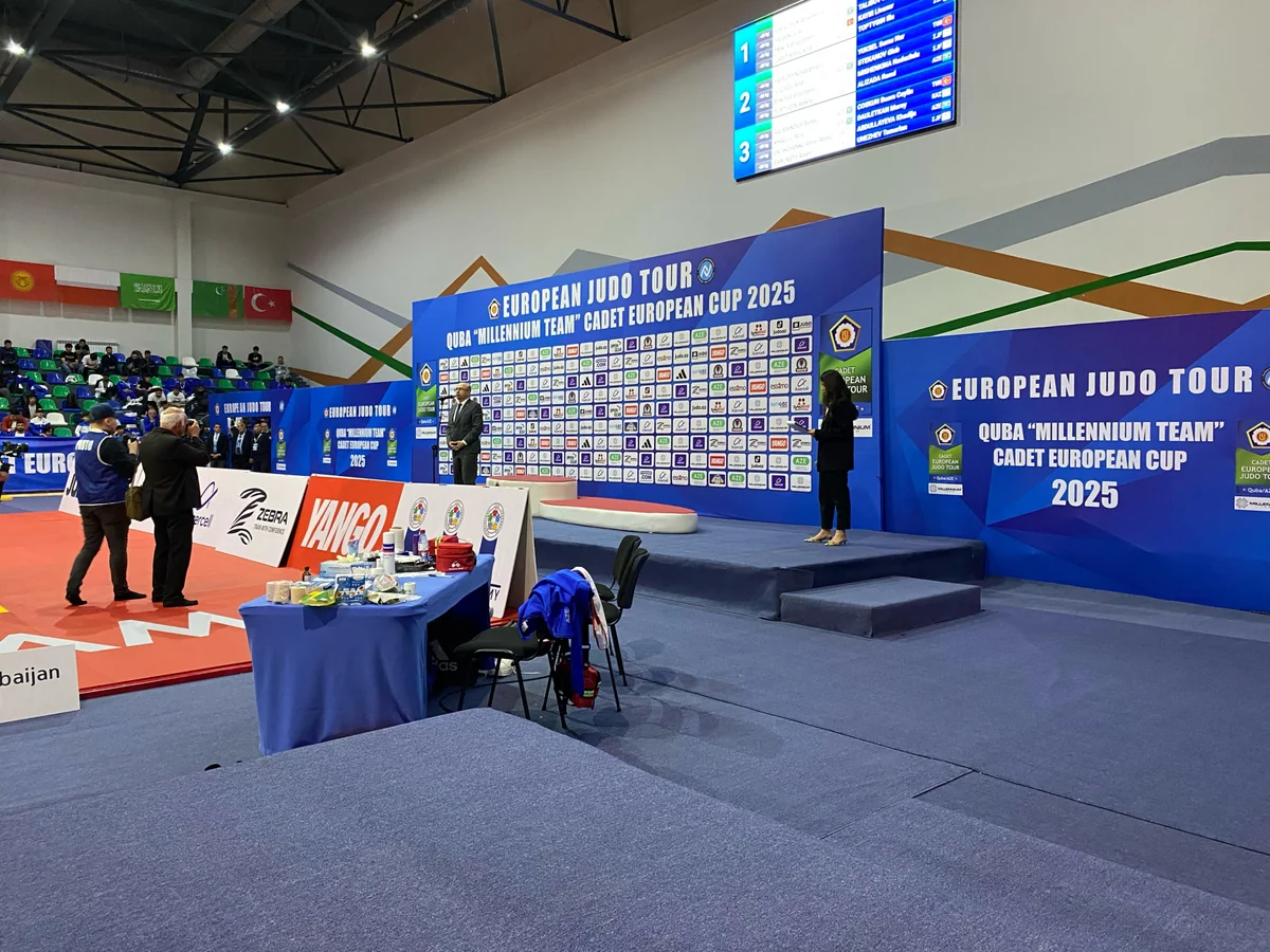 Qubada yeniyetmə cüdoçular arasında Avropa Kubokunun açılış mərasimi keçirilib