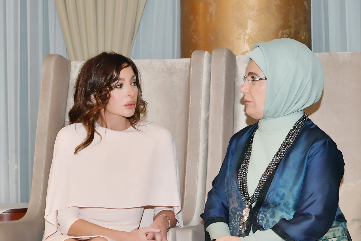 Emine Erdogan thanks Mehriban Aliyeva