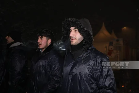 На дороге Ханкенди-Лачын продолжается акция протеста экоактивистов