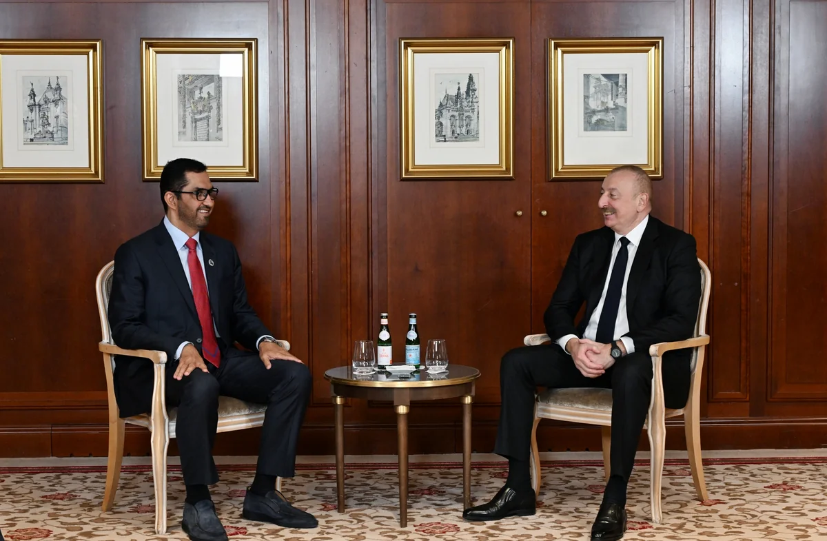 Prezident İlham Əliyev BƏƏ-nin sənaye və qabaqcıl texnologiyalar naziri ilə görüşüb - YENİLƏNİB