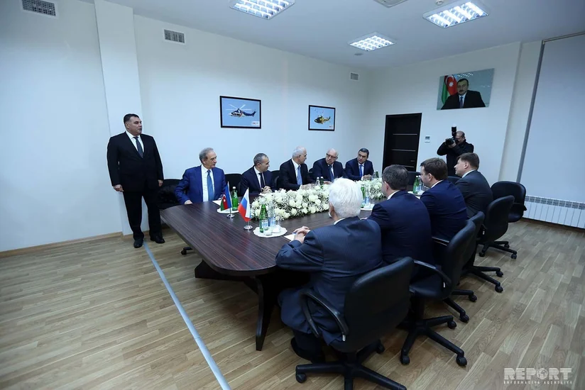 Azərbaycanda Rusiya ilə birgə yaradılan vertolyotların əsaslı təmiri və servisi mərkəzinin təməli qoyulub