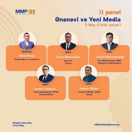 10-cu Milli Marketinq Forumuna son 3 gün!