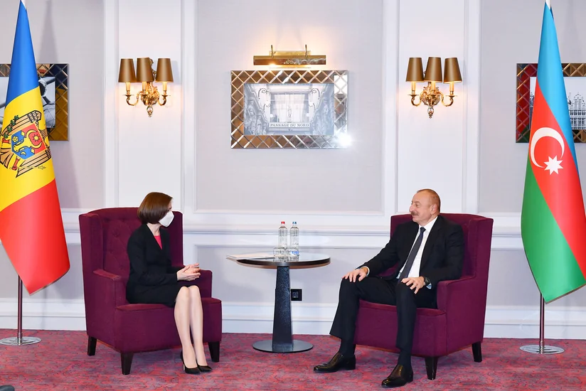 Moldova president thanks her Azerbaijani counterpart