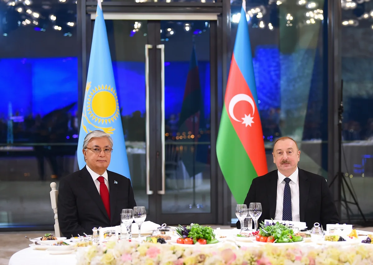 Kasım-Jomart Tokayevin şərəfinə dövlət ziyafəti verilib - YENİLƏNİB