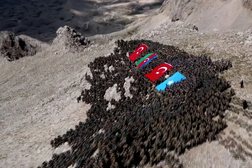 Türkiyə və Azərbaycan komandoları Davraz dağının zirvəsini fəth ediblər