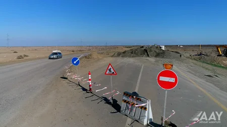 Yenikənd-Biləsuvar avtomobil yolu yenidən qurulur