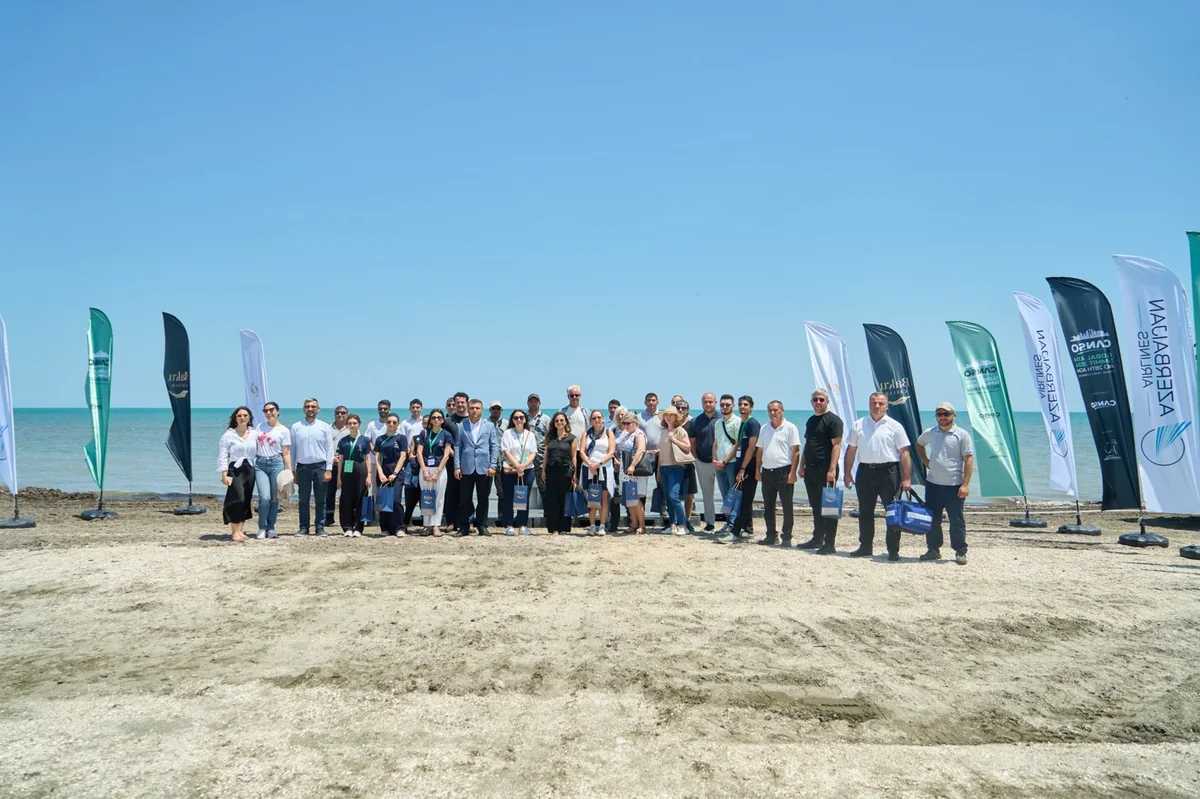 5000 endemic sturgeon fish released into the Caspian Sea as part of Azerbaijan Fish Farm and AZANS cooperation – PHOTO