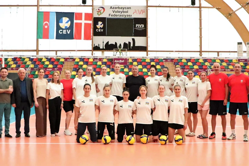 Qadın voleybolçulardan ibarət Azərbaycan millisi nüfuzlu yarışlara hazırdır
