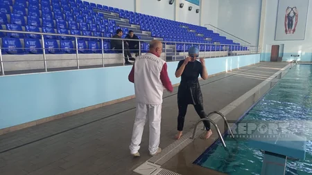​Qusar Olimpiya İdman Kompleksində ilk dəfə qış ayında üzgüçülük yarışı keçirilir