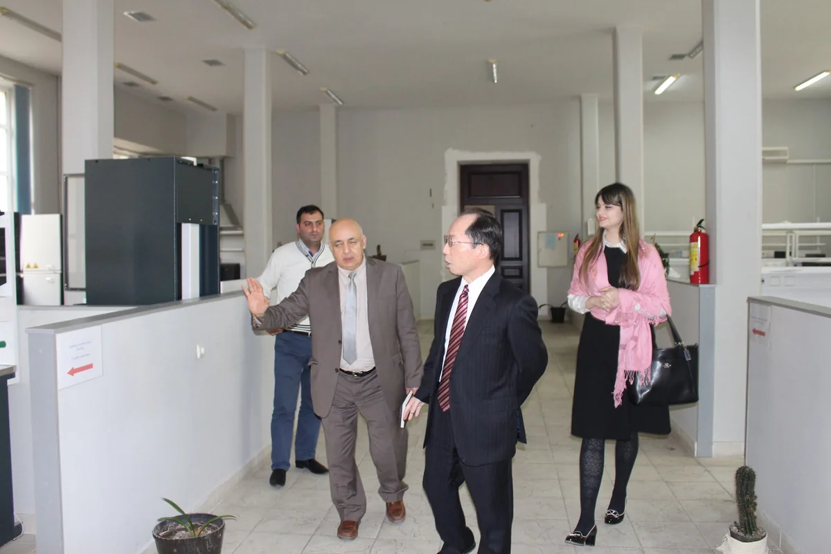 ​Yaponiya səfiri Azərbaycan Dövlət Neft və Sənaye Universitetini ziyarət edib