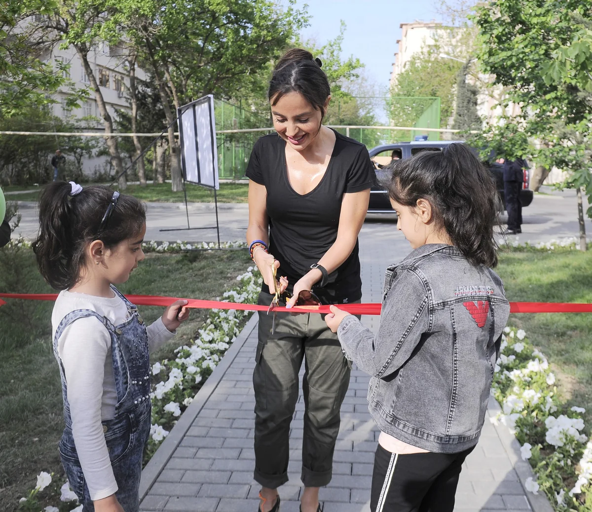 Another yard redeveloped under “Bizim həyət” project inaugurated in Baku