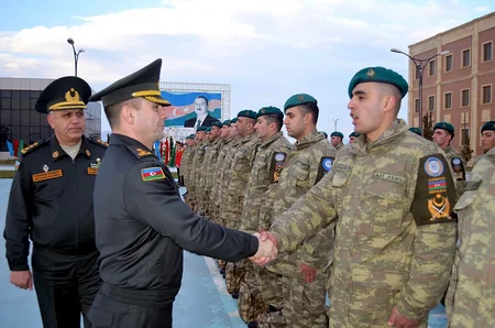 Group of Azerbaijani peacekeepers return from Afghanistan