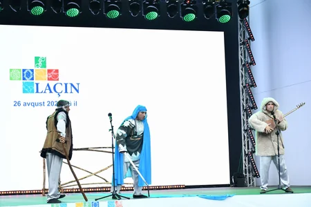 Laçın Şəhəri Günü tədbirləri çərçivəsində Dəli Domrul tamaşası nümayiş etdirilib