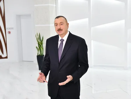 Prezident Abşeron Olimpiya İdman Kompleksinin açılışında iştirak edib