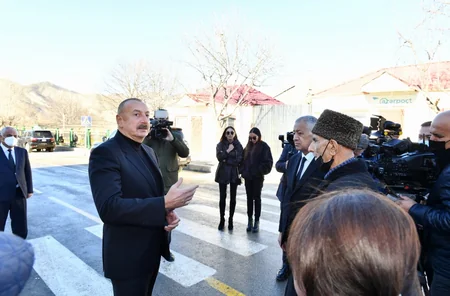 Qubanın Qonaqkənd qəsəbəsində yeni Mədəniyyət Evi inşa olunub