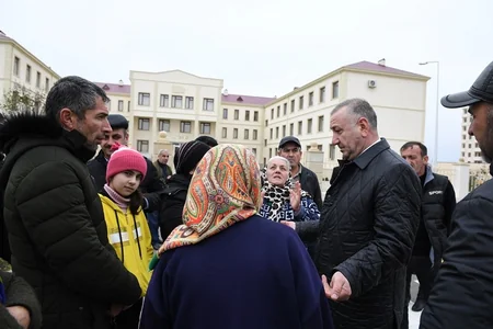 Şirvanda məcburi köçkünlər üçün yeni yaşayış kompleksi istifadəyə verilib