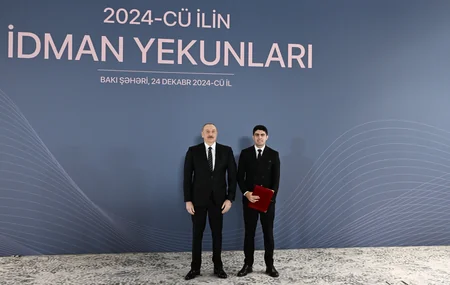 Prezident İlham Əliyev 2024-cü ilin idman yekunlarına həsr olunan mərasimdə iştirak edib - YENİLƏNİB