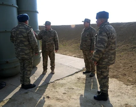 Defense Minister checks combat readiness of Air Defense Units